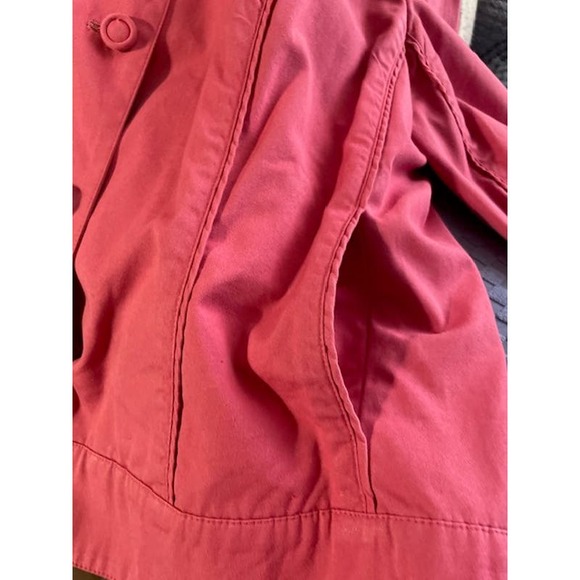 Coldwater Creek Size 14 Pink Jacket 100% Cotton 3/4‎ Sleeve - Picture 7 of 7